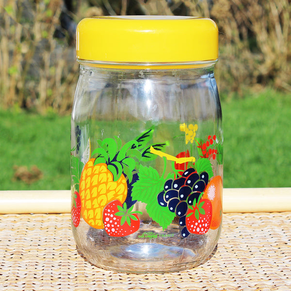 Sparkledot Lot de 2 bocaux de conservation en verre épais avec couvercle de qualité supérieure de capacité 2 litres - Gardez vos produits au frais
