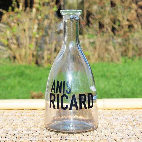 Petite carafe publicitaire de bistrot vintage Anis Ricard 50 cl