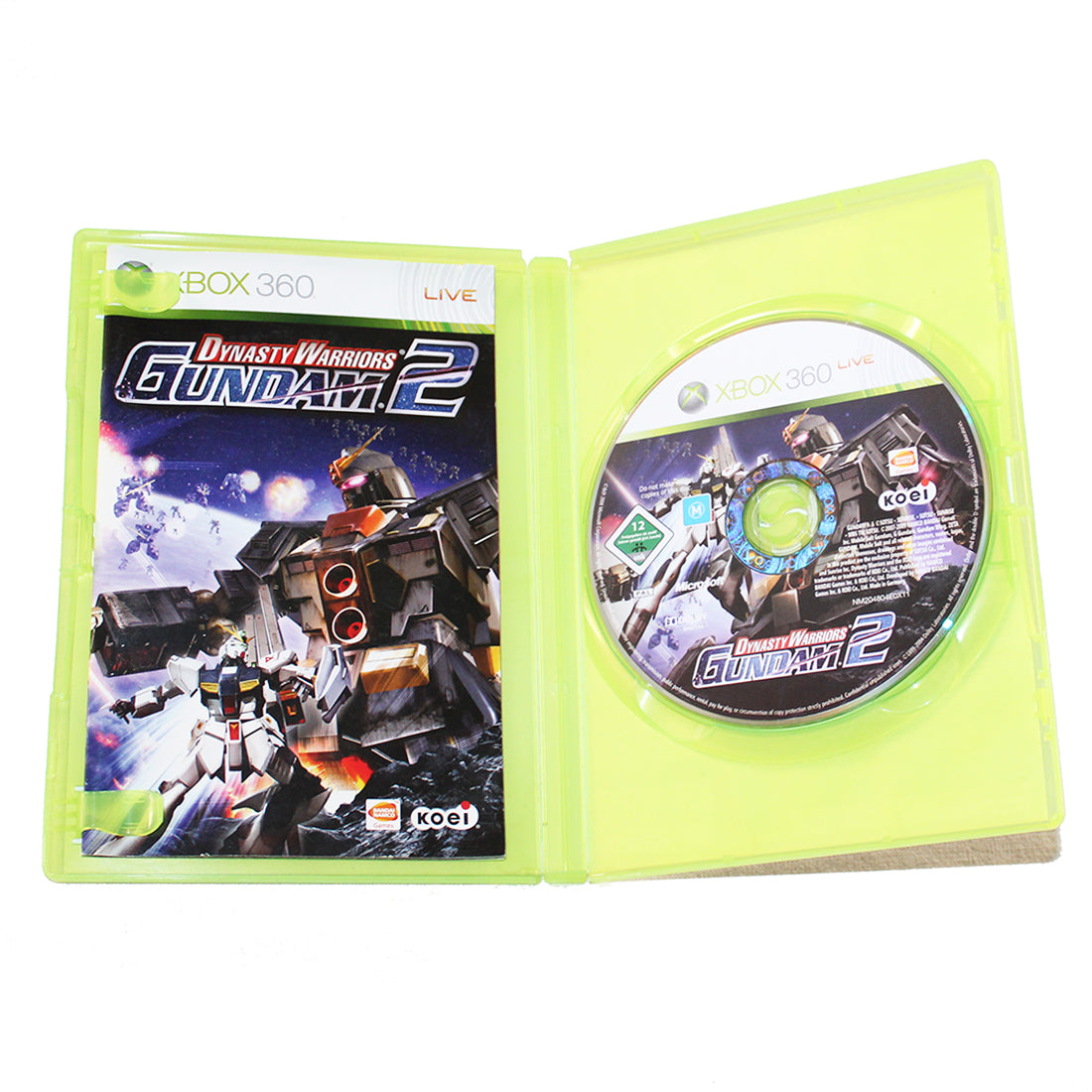 Jeu Xbox 360 Dynasty Warriors Gundam - Version PAL Française - Boîte Et Manuel Inclus - État Correct