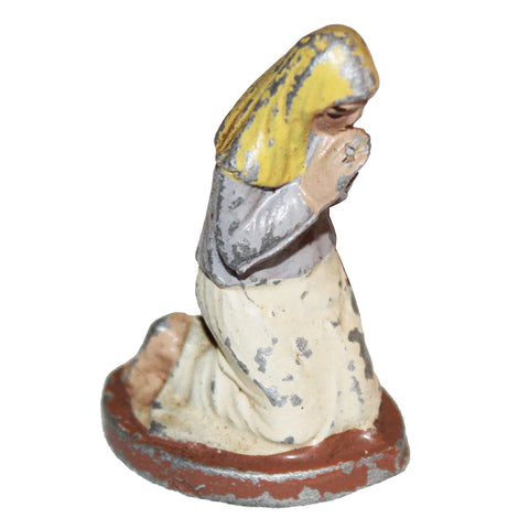 Ancienne figurine Quiralu - crèche - Vierge Marie qui prie
