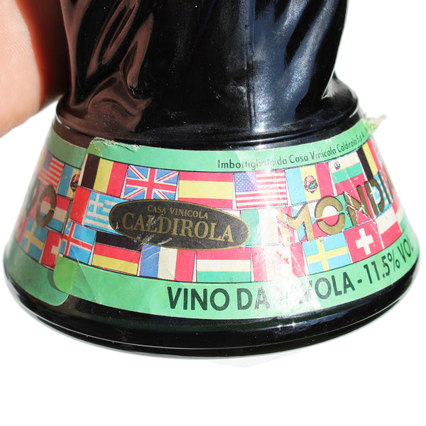 Football Memorabilia Mondiale Italia 90 - bouteille de vin de table pleine / non ouverte