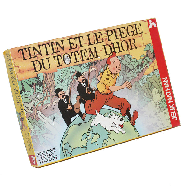 Jeu de société vintage Tintin et le piège du Totem Dhor ( 1991 )
