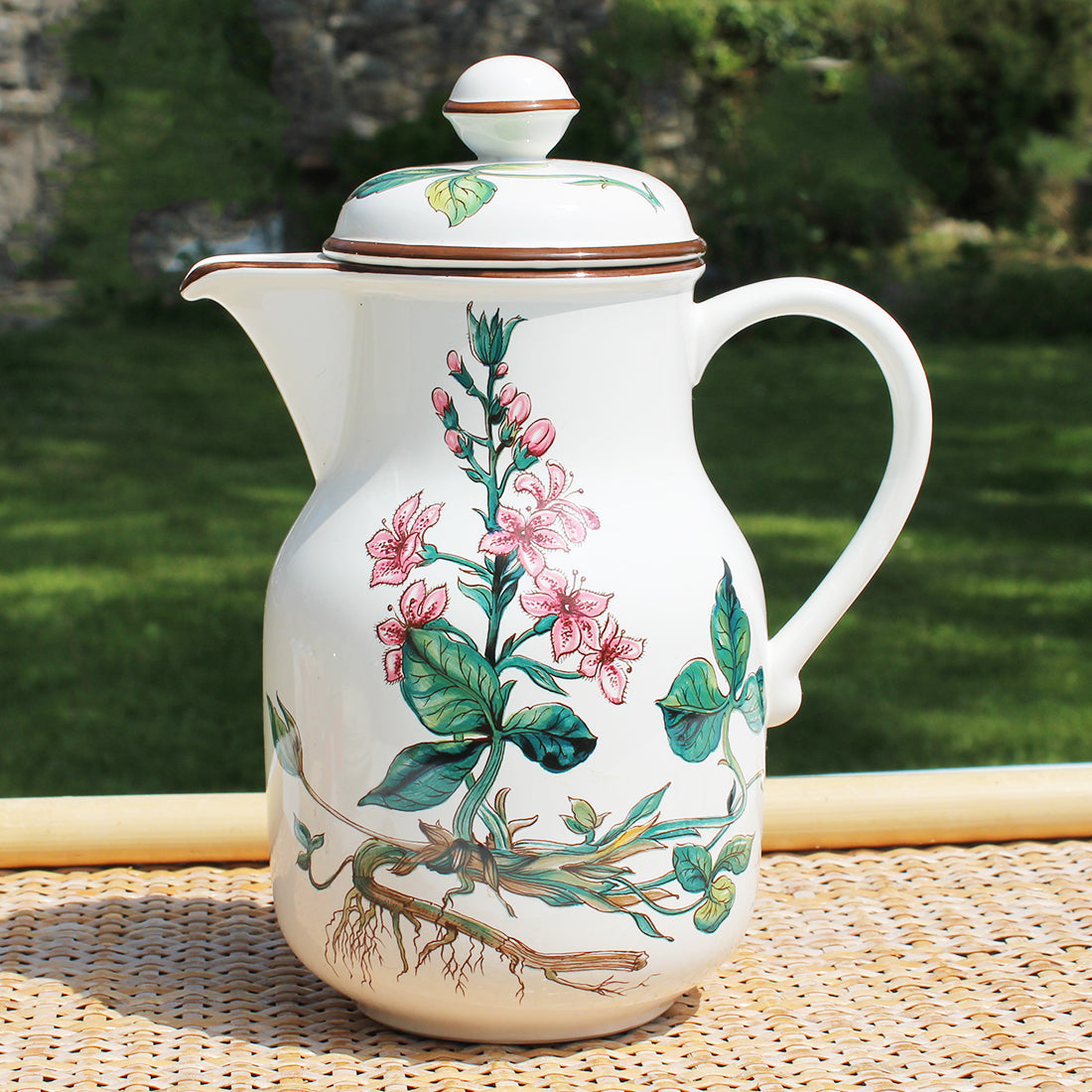 Verseuse / cafetière vintage Villeroy & Boch modèle Botanica tampon Septfontaines