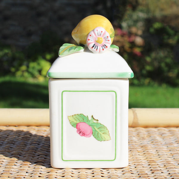 Petit pot à épices / confiture Villeroy & Boch modèle French Garden Charm Citron