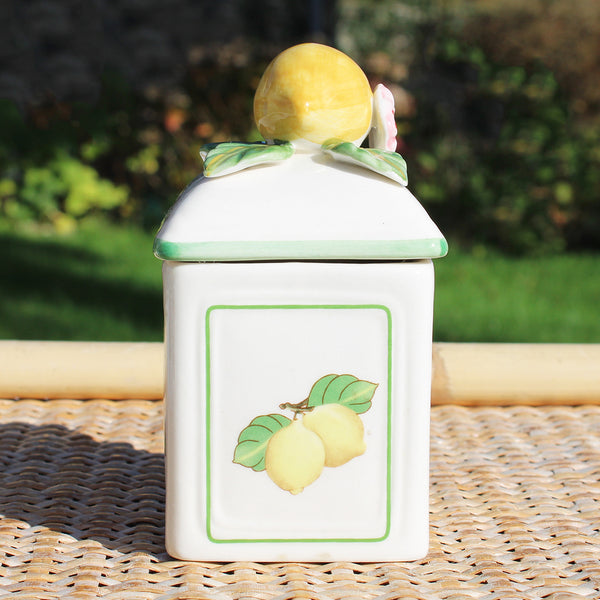 Petit pot à épices / confiture Villeroy & Boch modèle French Garden Charm Citron