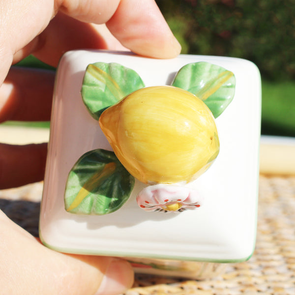 Petit pot à épices / confiture Villeroy & Boch modèle French Garden Charm Citron