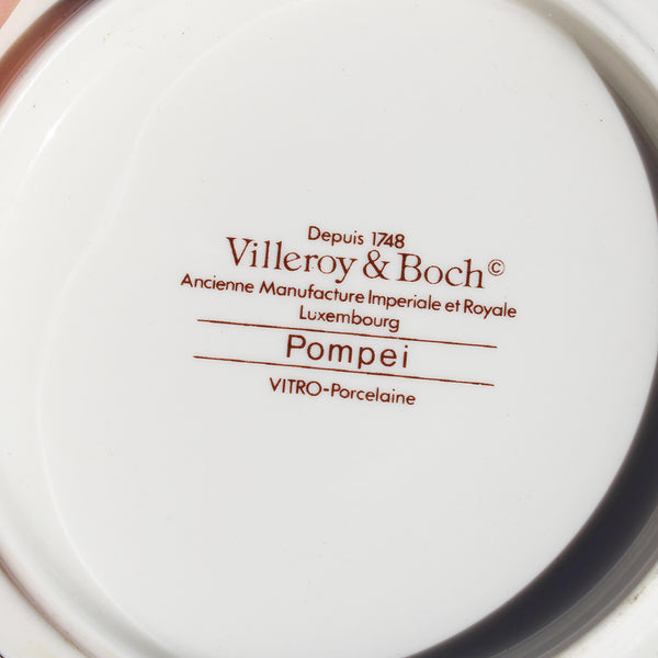 Bonbonnière 9.7 cm en vitro-porcelaine de Villeroy & Boch modèle Pompei