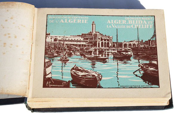 Ancien livre L'Algérie par Georges Rozet / reliure Publications du Centenaire de l'Algérie ( 1929 )