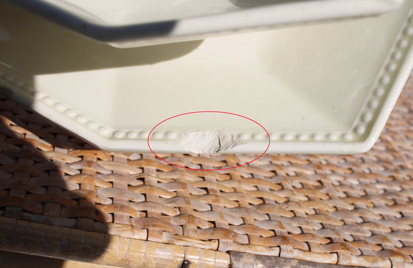 Ancienne saucière / Creil et Montereau coloris ivoire / modèle perle