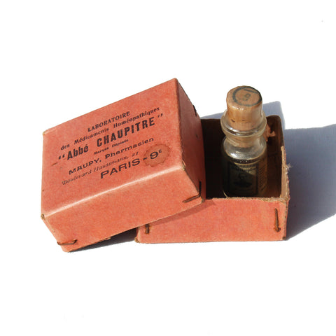 Ancien médicament homéopathique Abbé Chaupitre / flacon + boîte