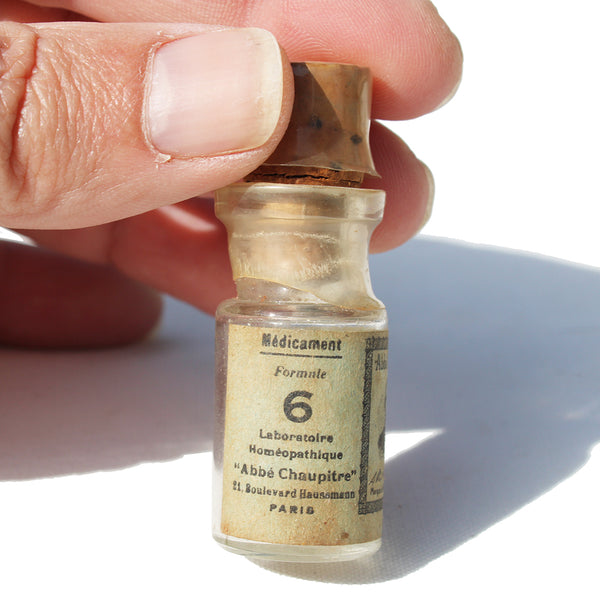 Ancien médicament homéopathique Abbé Chaupitre / flacon + boîte