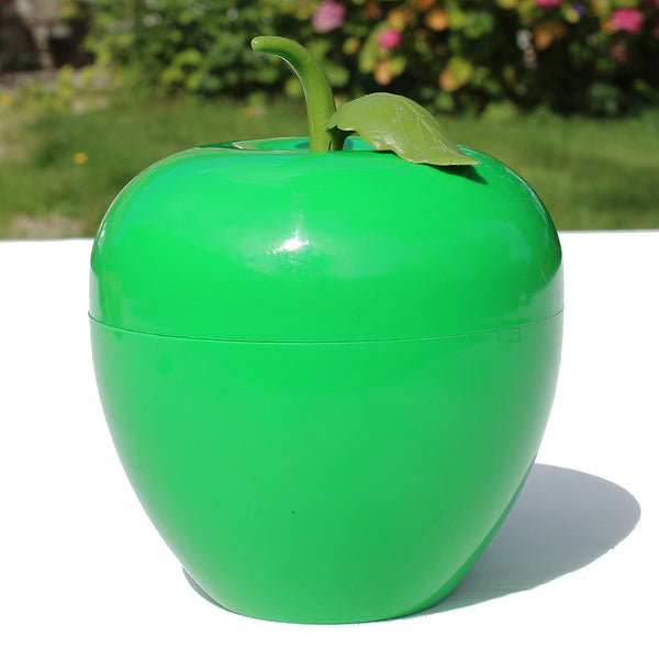 Seau à glaçons vintage S.O.M.M pomme en plastique coloris vert