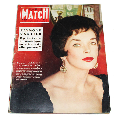 Magazine / revue Paris Match n° 504 du 6/12/1958 Dawn Adams