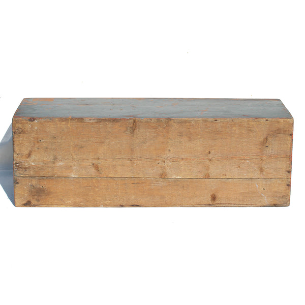 Ancien petit meuble d'atelier en bois 77 cm / de métier à poser / 12 casiers