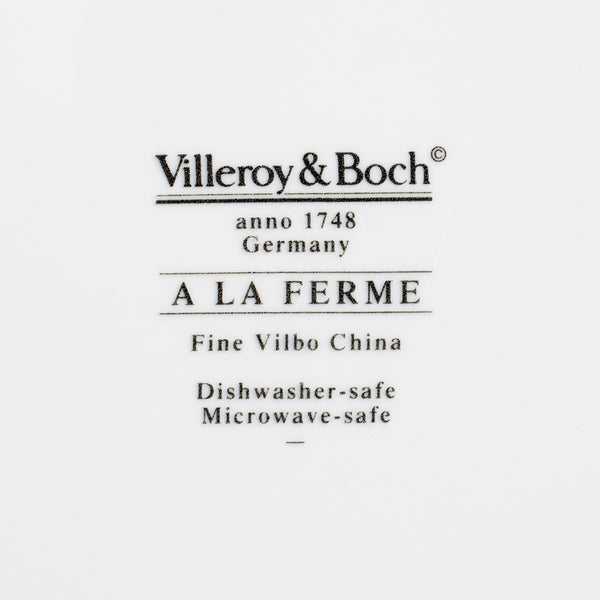 Ensemble de 3 assiettes plates 27 cm Villeroy & Boch modèle A la Ferme