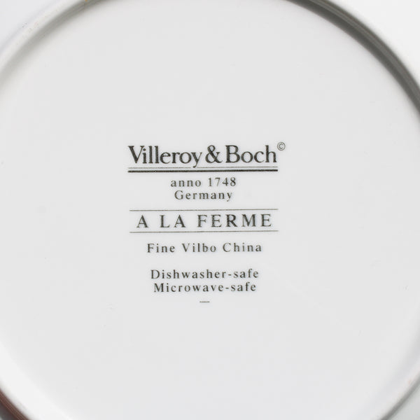 Ensemble de 2 assiettes creuses 24 cm Villeroy & Boch modèle A la Ferme