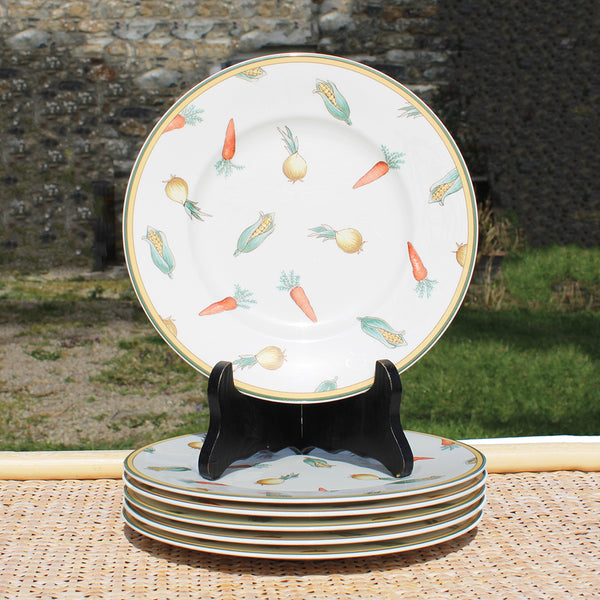 Ensemble de 6 assiettes à dessert 21.8 cm Villeroy & Boch modèle A la Ferme