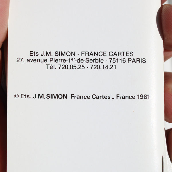 Jeu de Tarot de Marseille / Cartomancie / Grimaud édition de 1981 J.M. Simon France Cartes