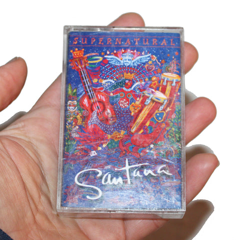 Cassette K7 audio vintage Santana / Supernatural ( 1999 )