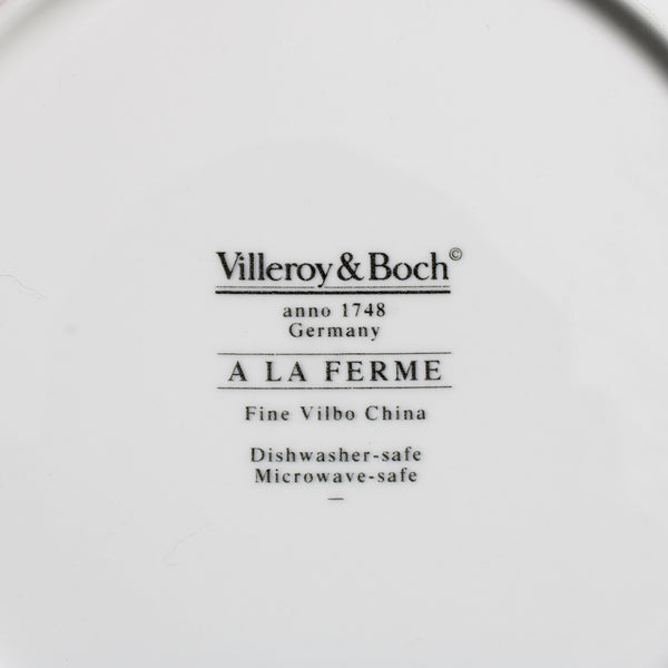Ensemble de 6 assiettes à dessert 21.8 cm Villeroy & Boch modèle A la Ferme