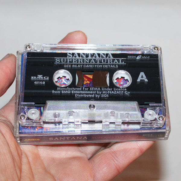 Cassette K7 audio vintage Santana / Supernatural ( 1999 )