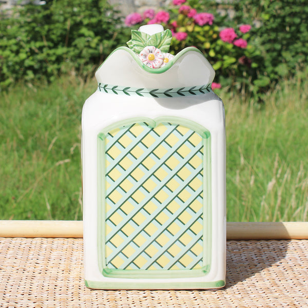 Grand pichet en vitro-porcelaine 25 cm / Villeroy & Boch modèle French Garden Charm