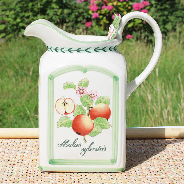 Grand pichet en vitro-porcelaine 25 cm / Villeroy & Boch modèle French Garden Charm