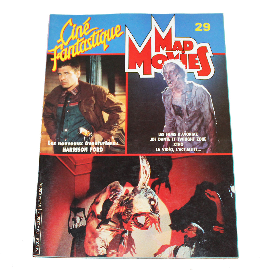 Magazine / revue Mad Movies numéro 29 / Harrison Ford ( 1984 )