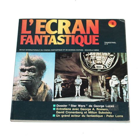Magazine / revue L'Écran Fantastique / numéro 2 / Star Wars ( 1978 )
