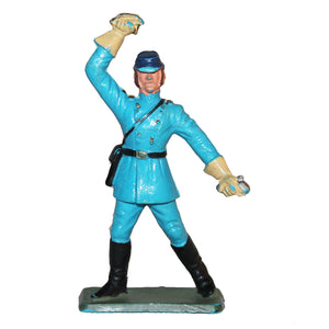 Figurine plastique Starlux soldat de l'Union guerre de Sécession avec casse