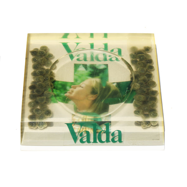 Ramasse monnaie publicitaire de pharmacie vintage / Pastilles Valda