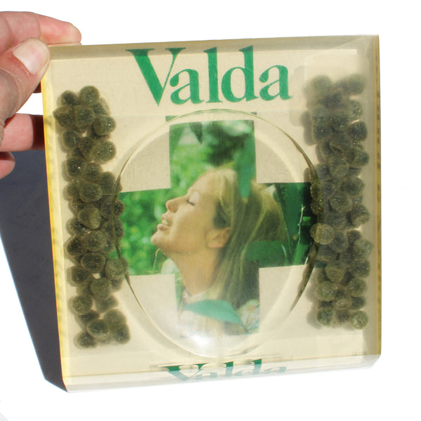 Ramasse monnaie publicitaire de pharmacie vintage / Pastilles Valda