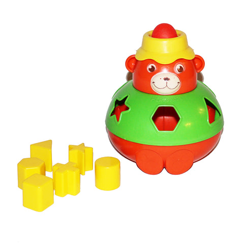 Jouet vintage Playskool Teddy l'Ours jeu à formes années 1980