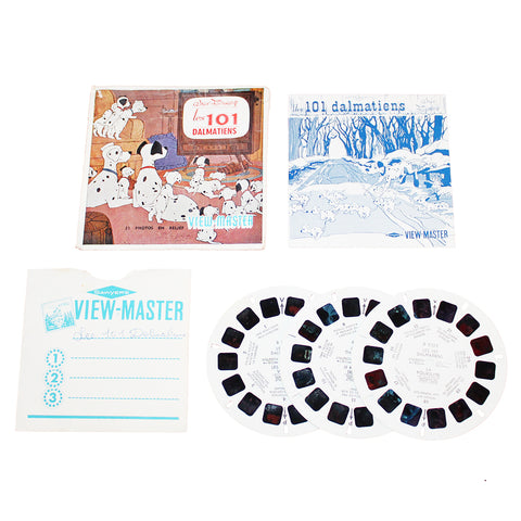 Pochette de disques photos en relief View Master Sawyer's Les 101 Dalmatiens Walt Disney