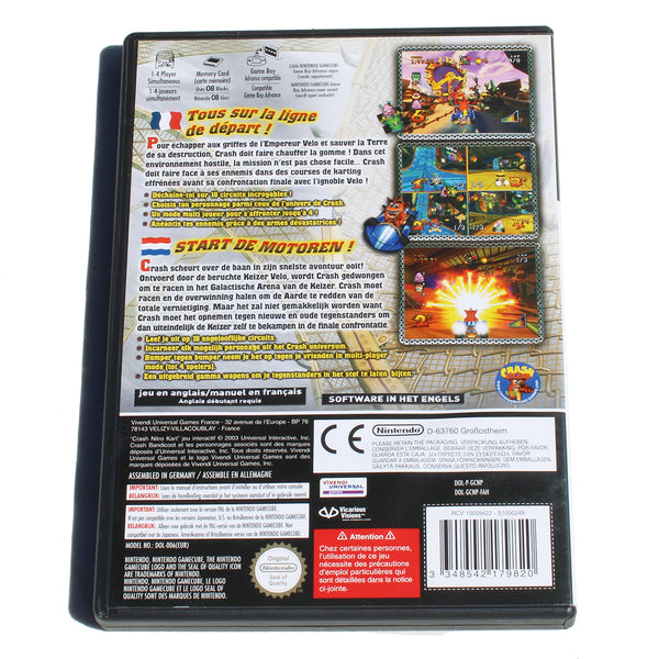 Jeu vidéo Nintendo Gamecube Crash Nitro Kart PAL FR complet ( 2003 )
