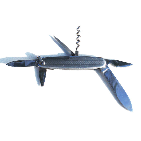 Couteau de poche pliant / multifonctions 6 pièces / lames inox