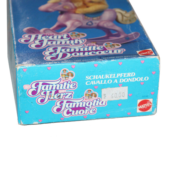 Jouet vintage boîte la Famille Doucoeur / Cheval à bascule / Mattel / Barbie