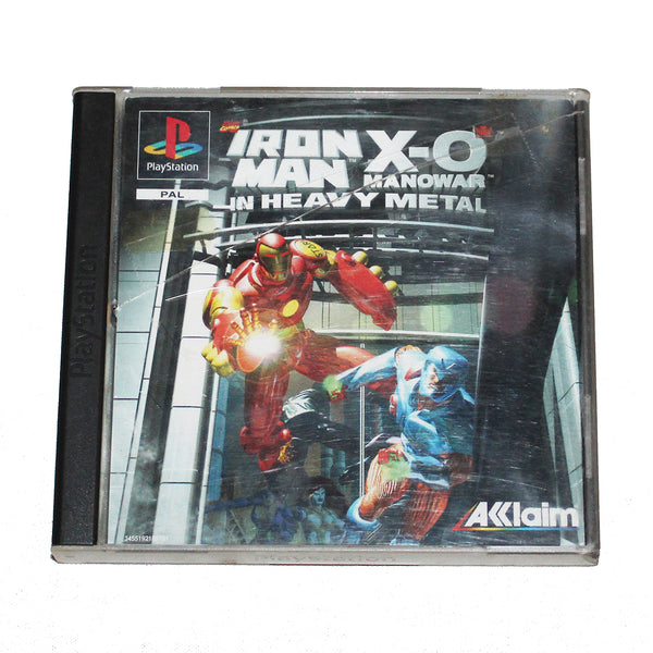 Jeu vidéo Playstation PS1 Iron Man X-O Manowar in Heavy Metal / complet