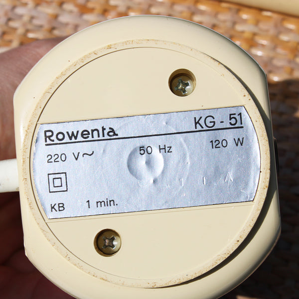 Moulin à café électrique vintage beige Rowenta KG 51