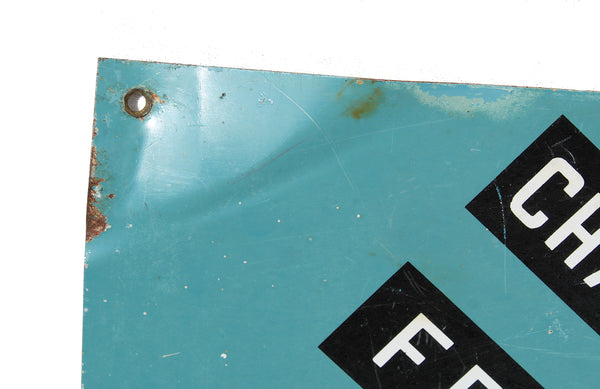 Ancienne plaque publicitaire 40 cm x 45 cm / tôle non émaillée / Isover St Gobain