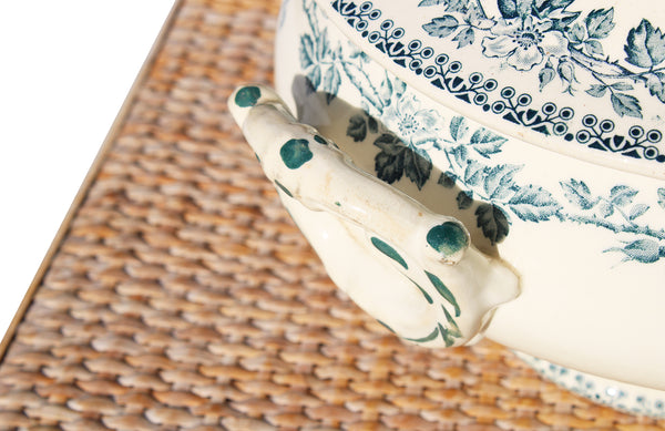 Ancienne soupière en faïence Terre de Fer Saint Amand service Guadeloupe