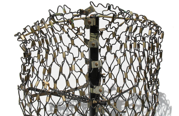 Ancien buste de mannequin de couture Idéal / Treillis métallique extensible du Jardin des Modes