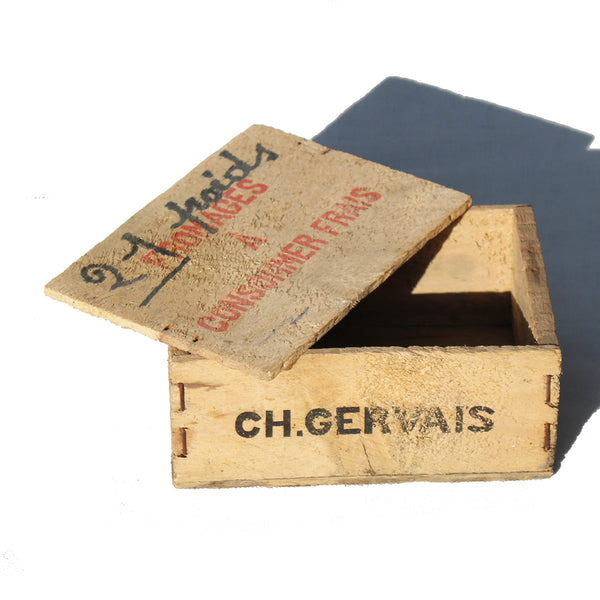 Ancienne petite boîte publicitaire Fromages Triple Crème / Ch. Gervais