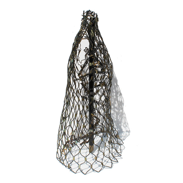 Ancien buste de mannequin de couture Idéal / Treillis métallique extensible du Jardin des Modes