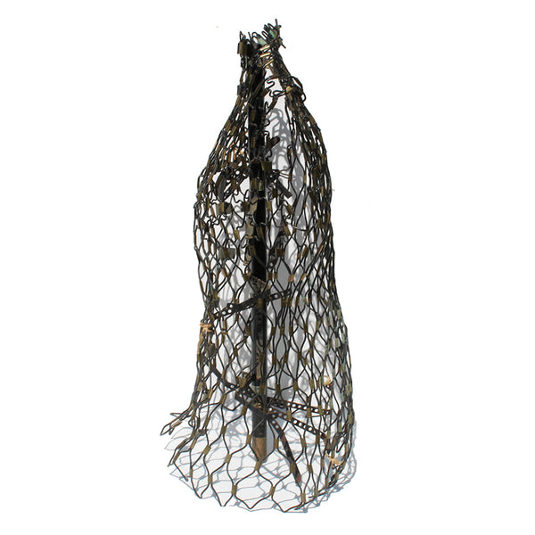 Ancien buste de mannequin de couture Idéal / Treillis métallique extensible du Jardin des Modes