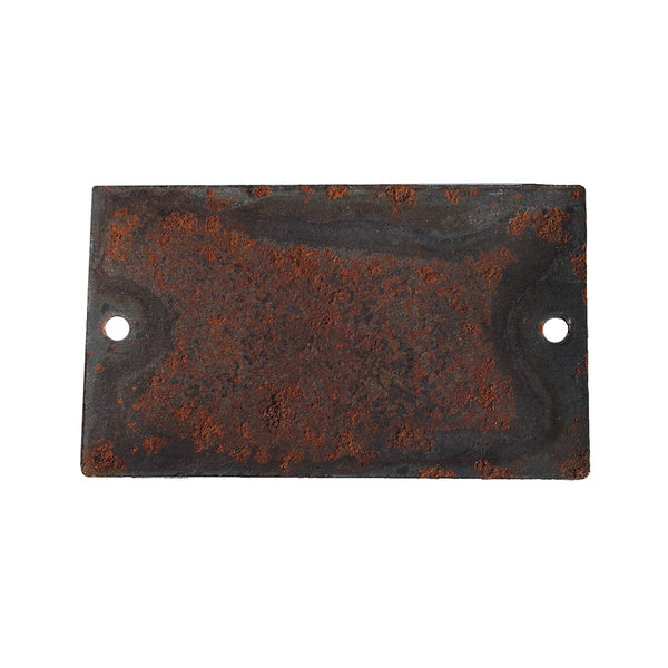 Ancienne petite plaque émaillée d'utilité 10 cm x 6 cm / Hommes