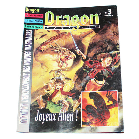 Magazine / revue vintage JDR Dragon Magazine n° 3 ( 1992 )