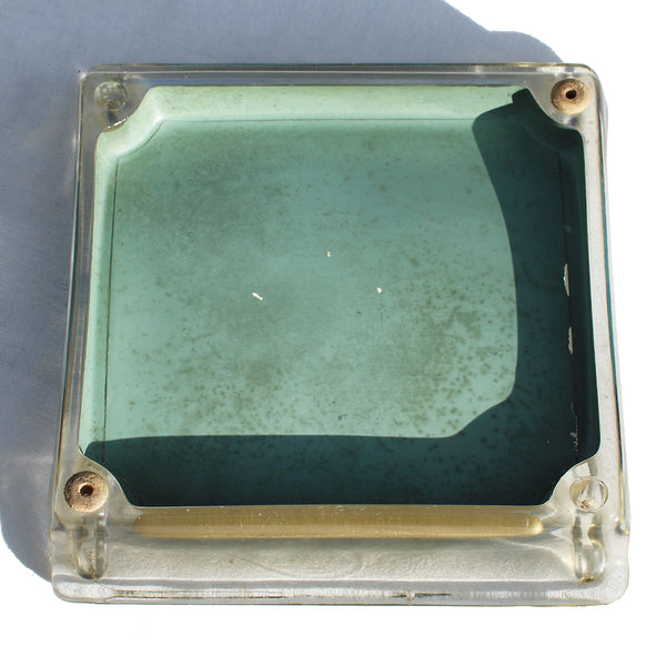 Ramasse monnaie publicitaire d'épicerie vintage / Chocolat Suchard / en verre