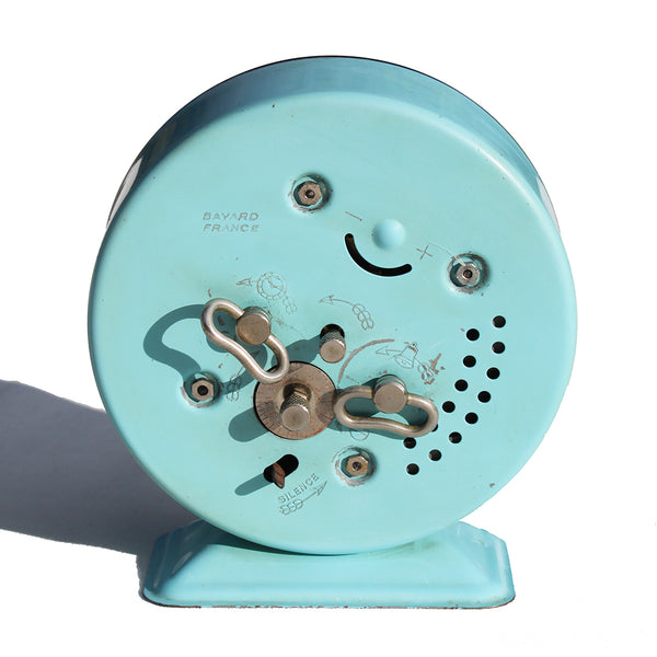 Réveil mécanique Bayard France vintage / Nounours - Nicolas - Pimprenelle