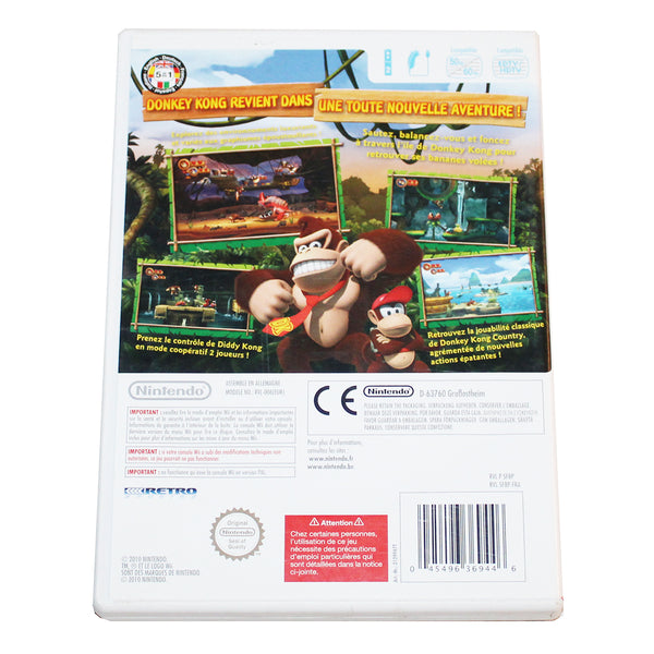 Jeu vidéo Nintendo Wii Donkey Kong Country Returns + carte club non grattée